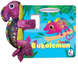Şaklat Sarılalım - Renkli Bukalemun Oyuncaklı Kitap - İndigo Çocuk