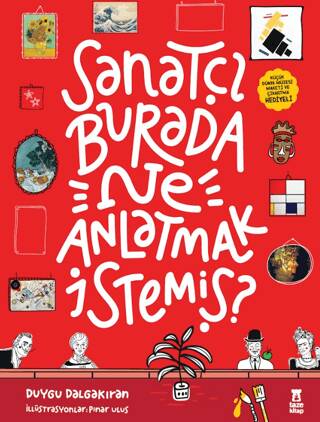 Sanatçı Burada Ne Anlatmak İstemiş? Müze Maketi ve Çıkartma Hediyeli - 1