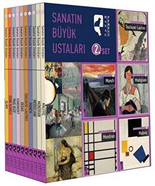 Sanatın Büyük Ustaları 2. Set 10 Kitap Takım - 1