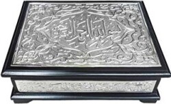Sandıklı Kaplama Gümüş Kur`an-ı Kerim Çanta Boy - Hayrat Neşriyat