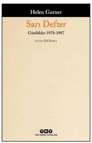 Sarı Defter - Günlükler, 1. Cilt 1978-1987 - 1