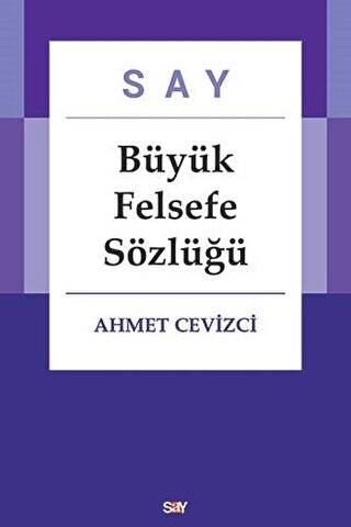 Say Büyük Felsefe Sözlüğü 2 Cilt Takım - 1