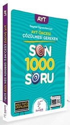 Sayısal Öğrencileri İçin AYT Öncesi Çözülmesi Gereken Son 1000 Soru - 1