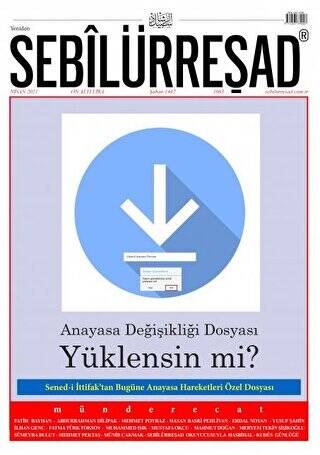 Sebilürreşad Dergisi Sayı: 1063 Nisan 2021 - 1