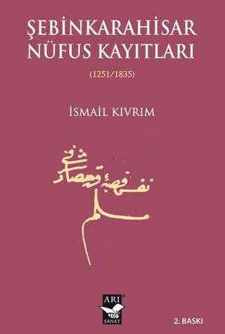Şebinkarahisar Nüfus Kayıtları 1251-1835 - 1