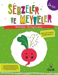 Sebzeler ve Meyveler - Noktaları Birleştirelim 4 Yaş - 1