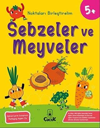 Sebzeler ve Meyveler - Noktaları Birleştirelim 5 Yaş - 1