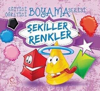 Şekiller Renkler - Eğitici Öğretici Boyama Serisi - 1