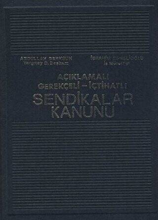 Sendikalar Kanunu - 1