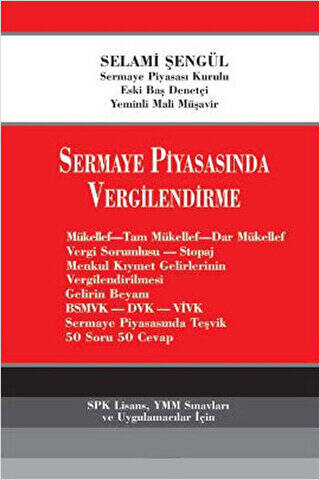 Sermaye Piyasasında Vergilendirme - 1