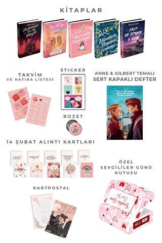 Sevgililer Gününe Özel Hediyeli Kutulu Set - 1