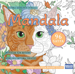 Sevimli Kedilerin Dünyası Mandala - Maxi Yayıncılık