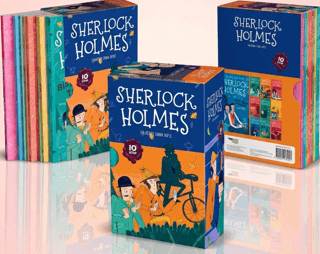 Sherlock Holmes Turuncu Kutulu 10 Kitaplık Set - 1