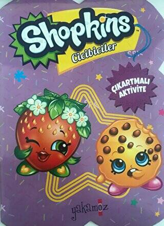 Shopkins Cicibiciler Çıkartmalı Aktivite - Mor Kitap - 1