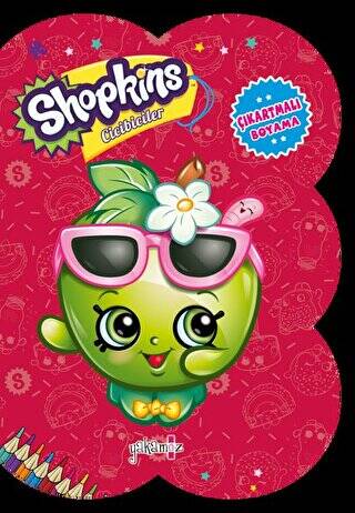 Shopkins Cicibiciler - Kırmızı Çıkartmalı Boyama - 1