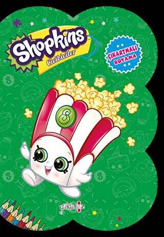 Shopkins Cicibiciler - Yeşil Çıkartmalı Boyama - 1