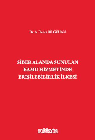 Siber Alanda Sunulan Kamu Hizmetinde Erişilebilirlik İlkesi - 1