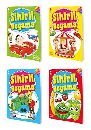 Sihirli Boyama 4 Kitap - 1