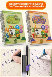 Sihirli Harfler ve Sihirli Sayılar Defteri 2 Kitap Set - Tosba Yayınları