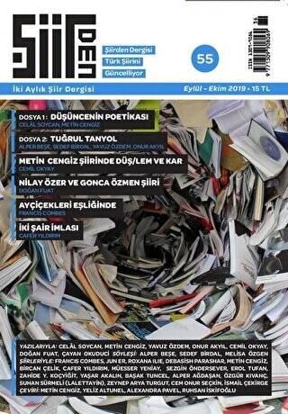 Şiirden İki Aylık Şiir Dergisi Sayı: 55 Eylül - Ekim 2019 - 1