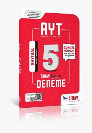 Sınav AYT Sayısal 5 Deneme - 1