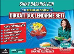 Sınav Başarısı İçin Yeni Neuro-Via Sistemi İle Dikkati Güçlendirme Seti 6. Sınıf 3 Kitap Takım - 1