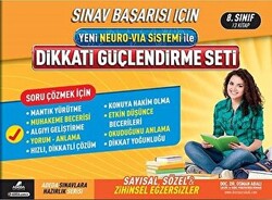 Sınav Başarısı İçin Yeni Neuro-Via Sistemi İle Dikkati Güçlendirme Seti 8. Sınıf 3 Kitap Takım - 1