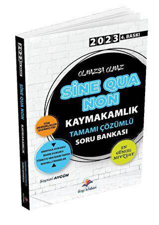 Sine Qua Non Kaymakamlık Hukuk Tamamı Çözümlü Soru Bankası - 1