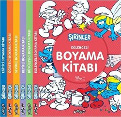 Şirinler Boyama Kitapları Seti 6 Kitap Takım - 1