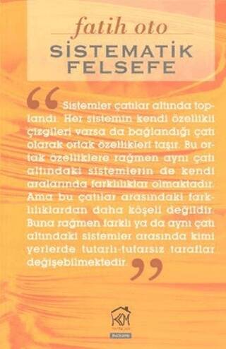 Sistematik Felsefe - 1