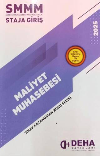 SMMM Konu 3 Maliyet Muhasebesi 2022 - 1