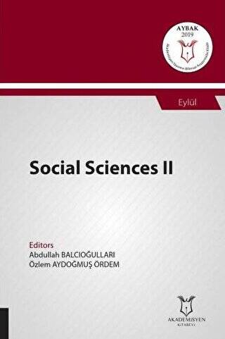 Social Sciences II AYBAK 2019 Eylül - 1