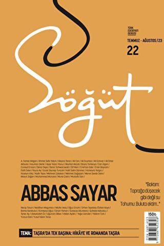 Söğüt - Türk Edebiyatı Dergisi Sayı 22 - Temmuz - Ağustos 2023 - 1