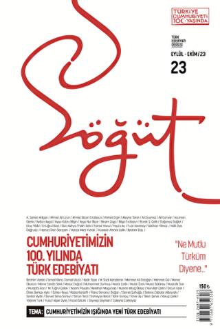 Söğüt - Türk Edebiyatı Dergisi Sayı 23 - Eylül - Ekim 2023 - 1