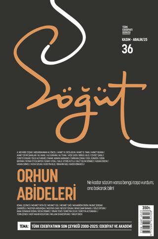 Söğüt - Türk Edebiyatı Dergisi Sayı 36 - Kasım - Aralık 2025 - 1