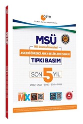 Son 5 Yıl MSÜ Tıpkı Basım Seti Deneme Paketi - 1