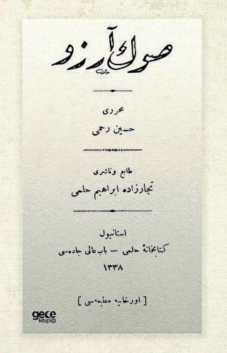 Son Arzu Osmanlıca - 1