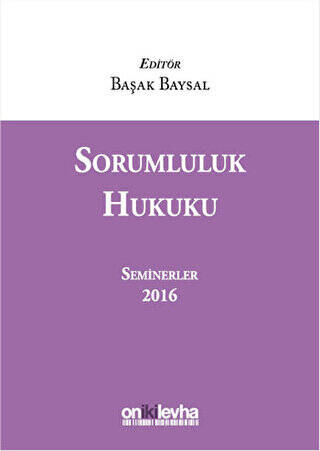 Sorumluluk Hukuku - 1