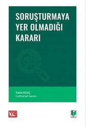Soruşturmaya Yer Olmadığı Kararı - 1