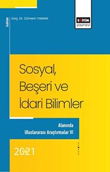 Sosyal, Beşeri Ve İdari Bilimler - 1