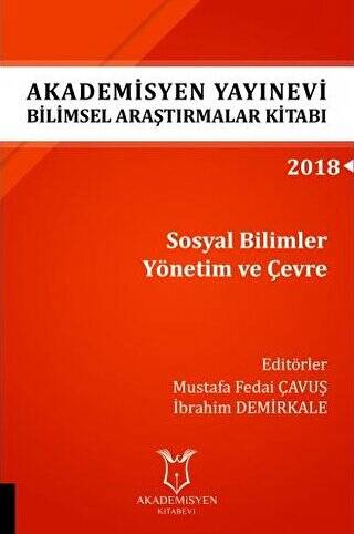 Sosyal Bilimler Yönetim ve Çevre AYBAK 2018 Eylül - 1