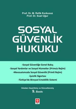 Sosyal Güvenlik Hukuku - 1