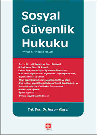 Sosyal Güvenlik Hukuku - 1