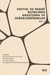 Sosyal ve Beşeri Bilimlerde Araştırma ve Değerlendirmeler - Cilt 1 - 1