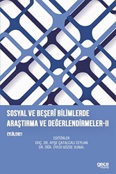 Sosyal ve Beşeri Bilimlerde Araştırma ve Değerlendirmeler-II - 1