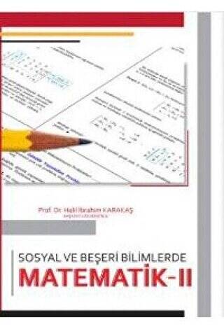 Sosyal ve Beşeri Bilimlerde Matematik - 2 - 1