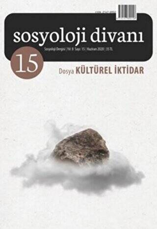 Sosyoloji Divanı Sayı: 15 Haziran 2020 - 1