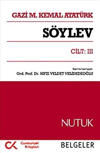 Söylev Cilt: 3 - 1