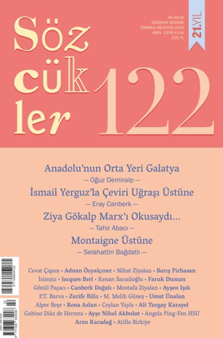 Sözcükler Dergisi 122. Sayı Haziran - Temmuz 2026 - 1