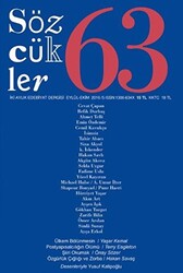 Sözcükler Dergisi Sayı: 63 Eylül - Ekim 2016 - 1